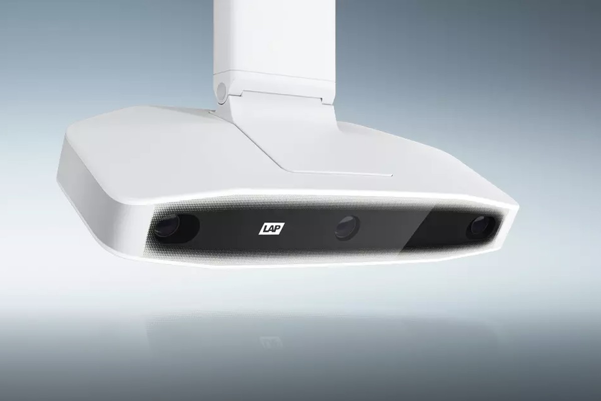 LUNA 3D — sufitowy skaner powierzchni pacjenta LAP do radioterapii sterowanej powierzchniowo