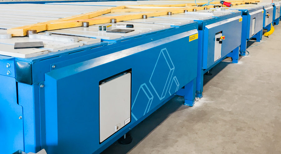 Stoły montażowe wiązarów linii Randek AutoEyeTruss