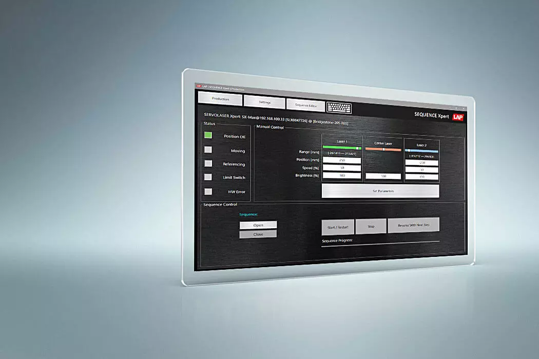 SEQUENCE Xpert — widok Produkcja