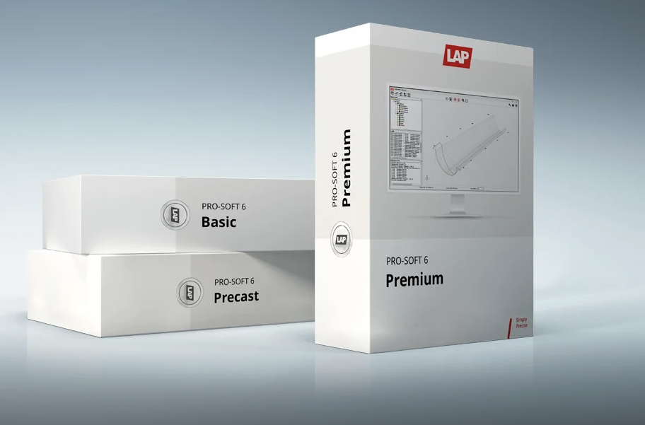 Pudełka z oprogramowaniem PRO-SOFT 6 Basic, Precast i Premium